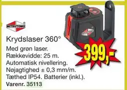 Harald Nyborg Krydslaser 360° tilbud