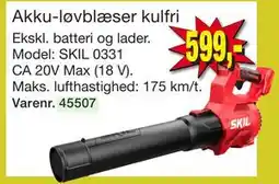 Harald Nyborg Akku-løvblæser kulfri tilbud