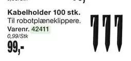 Harald Nyborg Kabelholder 100 stk tilbud
