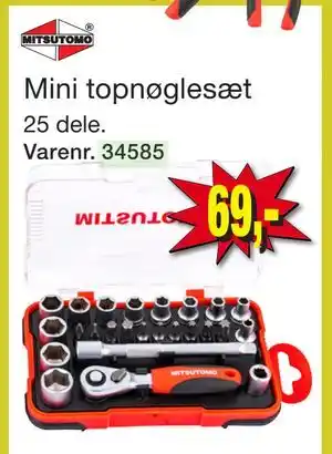 Harald Nyborg Mini topnøglesæt tilbud