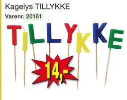 Harald Nyborg Kagelys TILLYKKE tilbud