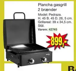 Harald Nyborg Plancha gasgrill 2 brænder tilbud