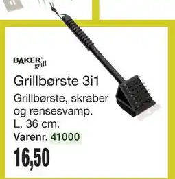 Harald Nyborg Grillbørste 3i1 tilbud