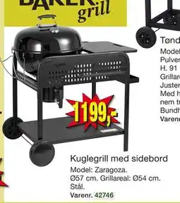 Harald Nyborg Kuglegrill med sidebord tilbud