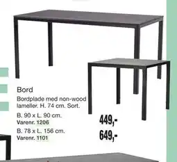 Harald Nyborg Bord tilbud