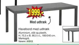 Harald Nyborg Havebord med udtræk tilbud