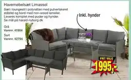 Harald Nyborg Havemøbelsæt Limassol tilbud