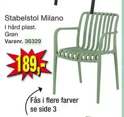 Harald Nyborg Stabelstol Milano tilbud