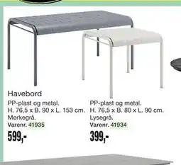 Harald Nyborg Havebord tilbud