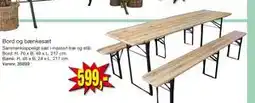 Harald Nyborg Bord og bænkesæt tilbud