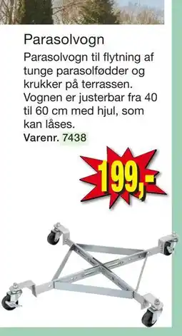 Harald Nyborg Parasolvogn tilbud