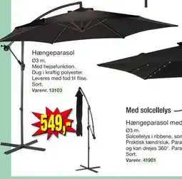 Harald Nyborg Hængeparasol tilbud