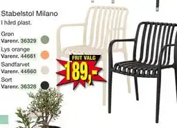 Harald Nyborg Stabelstol Milano tilbud