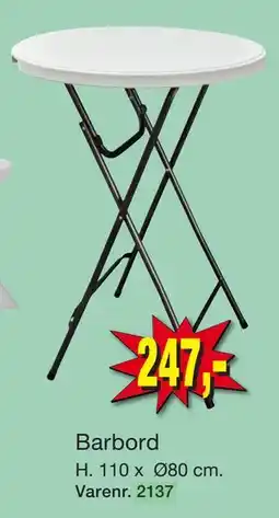 Harald Nyborg Barbord tilbud