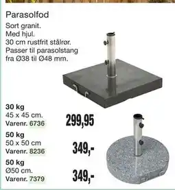Harald Nyborg Parasolfod tilbud