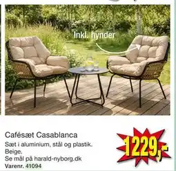Harald Nyborg Cafésæt Casablanca tilbud