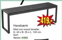 Harald Nyborg Havebænk tilbud