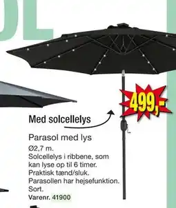 Harald Nyborg Parasol med lys tilbud