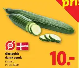 Lidl Økologisk dansk agurk tilbud