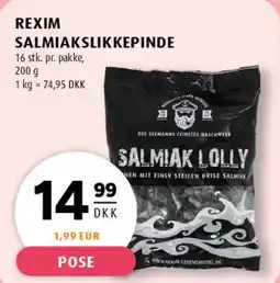 Scandinavian Park Rexim Salmiak Lolly (Salmiakslikkepinde) tilbud