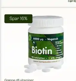 Helsam Biotin 6000 mcg tilbud