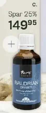 Helsam Baldrian Dråber 50 ml tilbud