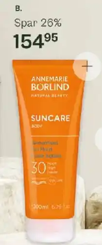 Helsam ANNEMARIE BÖRLIND Suncare SPF30 (Sun Fluid) 200 ml tilbud