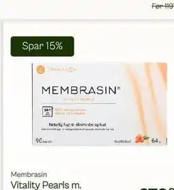 Helsam Membrasin Vitality Pearls m. havtorn tilbud