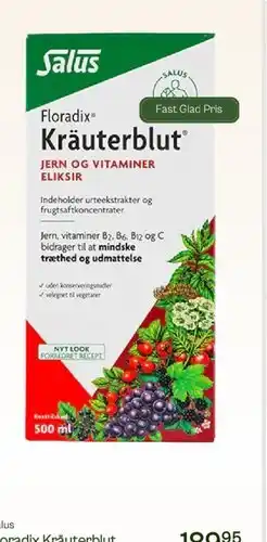 Helsam Floradix Kräuterblut tilbud