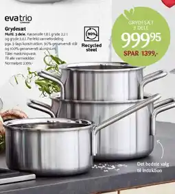 Kop & Kande Grydesæt, 3 dele tilbud