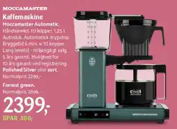Kop & Kande Moccamaster kaffemaskine tilbud