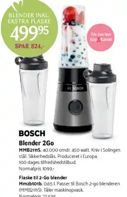 Kop & Kande BOSCH Blender 2Go tilbud