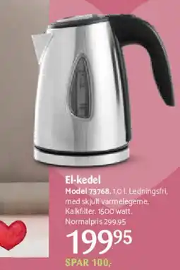 Kop & Kande El-kedel tilbud