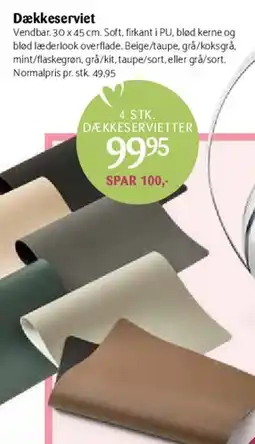 Kop & Kande Dækkeserviet tilbud
