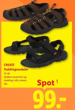 Lidl CRIVIT Trekkingsandaler tilbud