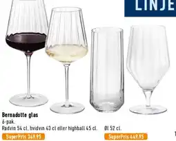 Imerco Bernadotte glas (sæt) tilbud
