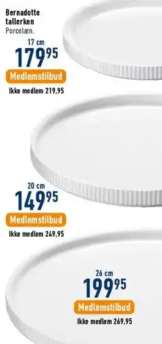 Imerco Bernadotte tallerken tilbud