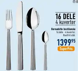 Imerco Bernadotte bestiksæske — 16 dele (4 kuverter) tilbud