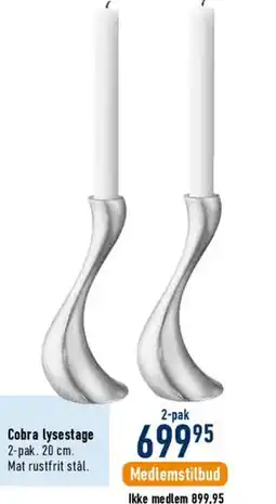 Imerco Cobra lysestage 2-pak tilbud