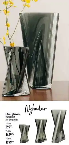 Imerco Lituus glasvase tilbud