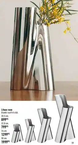 Imerco Lituus vase tilbud