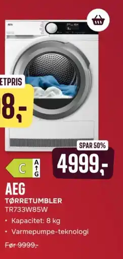Skousen AEG Tørretumbler TR733W85W tilbud