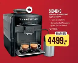 Skousen SIEMENS Espressomaskine TE653M19RW tilbud