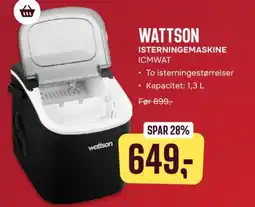 Skousen WATTSON Isterningemaskine ICMWAT tilbud