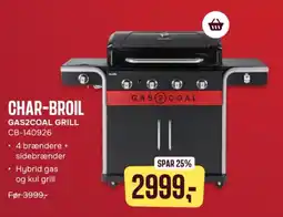 Skousen CHAR-BROIL Gas2coal grill CB-140926 tilbud