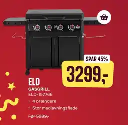 Skousen ELD Gasgrill ELD-157766 tilbud