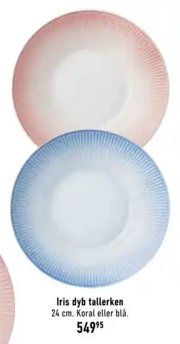 Imerco Iris dyb tallerken tilbud