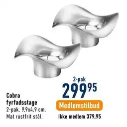 Imerco Cobra fyrfadsstage tilbud