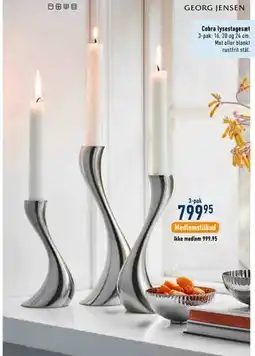 Imerco Cobra lysestagesæt tilbud