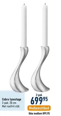 Imerco Cobra lysestage tilbud